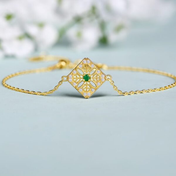 Emerald Glow Bracelet
